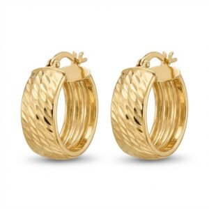 עגילי חישוק עטרה