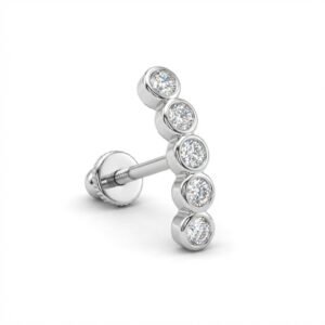 פירסינג מטפס משובץ