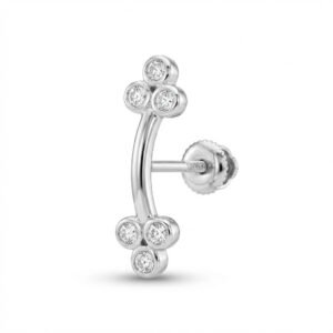 פירסינג 2 פרחים