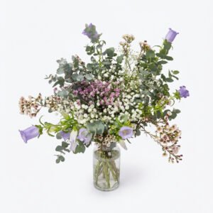 זר פרחים - אביב סגול