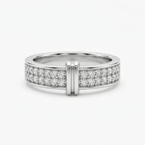 טבעת משובצת אבזם