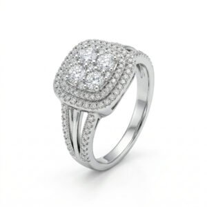 טבעת משובצת