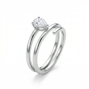 טבעת טיפה מלופף