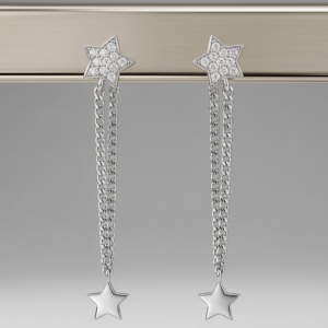 עגיל תלוי כוכב