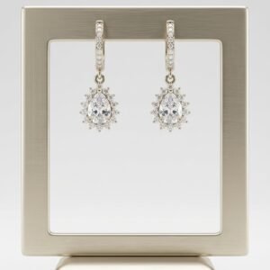 עגילים קלאסים טיפה רומנטי