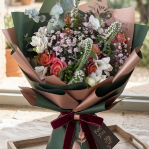 זר- בוקר בגינה