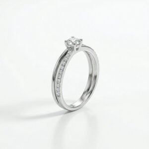 טבעת סוליטר הילה