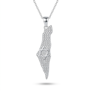 תליון ארץ ישראל עם מגן דוד