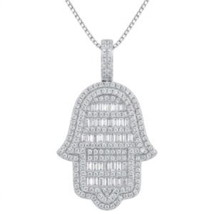 תליון חמסה משובץ בגט