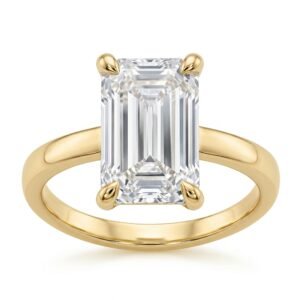 טבעת סוליטר מלבני