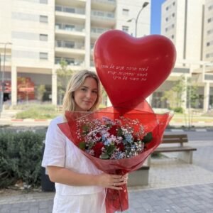 זר רויאל בלום אדום