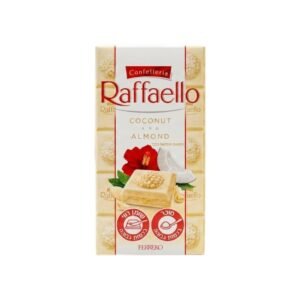 טבלת שוקולד לבן רפאלו (Raffaello) במילוי קוקוס וקרם שקדים מבית פררו