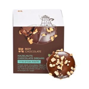 CHOCOLATE DREAMS אגוזים מריר – 6 פרלינים עגולים של ROY