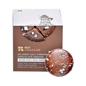 CHOCOLATE DREAMS קרמל במלח אטלנטי – 6 פרלינים עגולים של ROY
