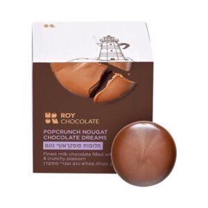 CHOCOLATE DREAMS פופקראנץ’ חלב – 6 פרלינים עגולים של ROY